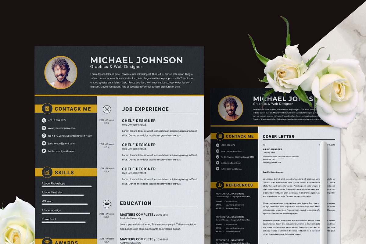 Resume Word, a Resume Template by X-Type (Photo 5 of 6)