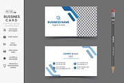 Modern professional business card, a Business Card Template by DESIGNSKIT (Thumbnail 1 of 2)