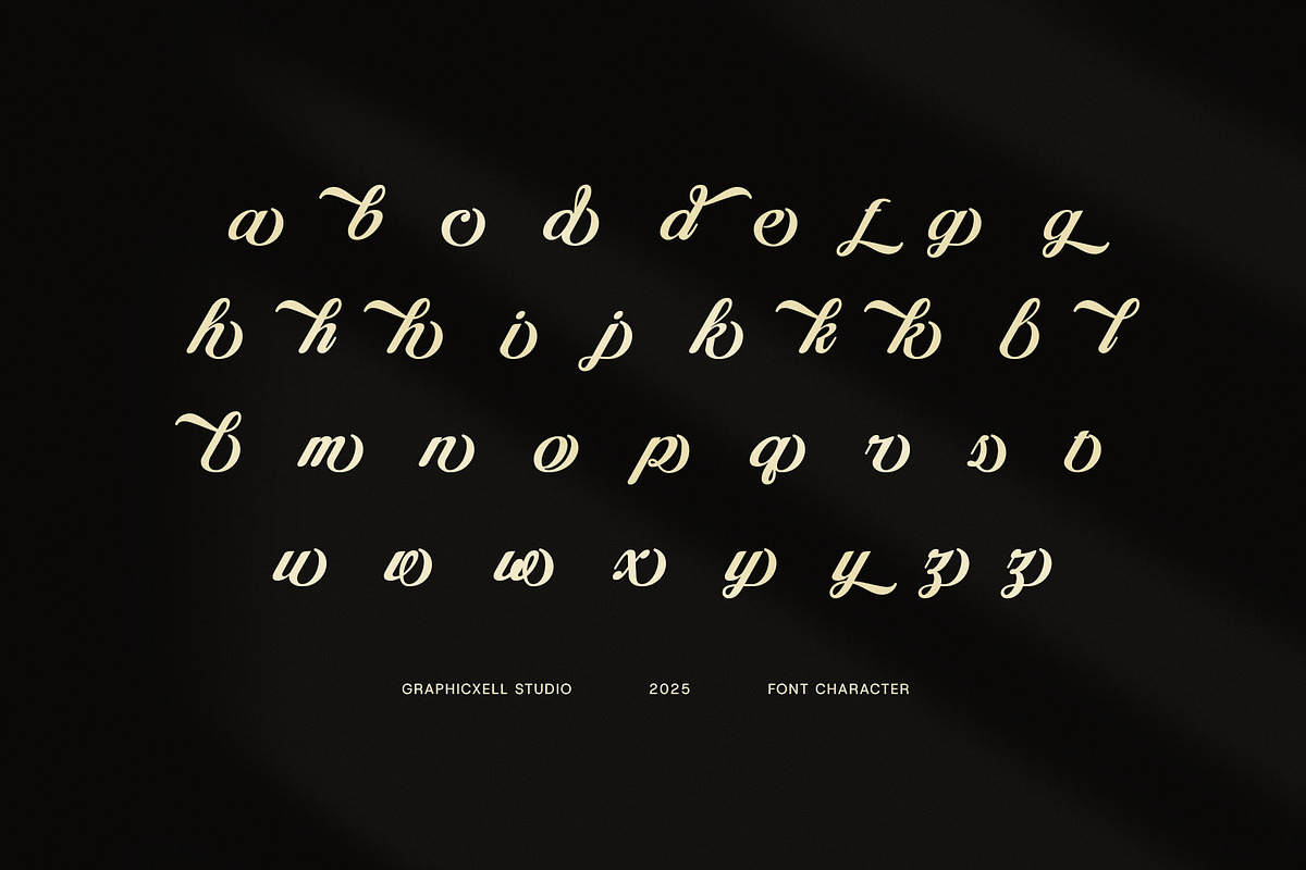 Ambriana Script Font, a Script Font by Graphicxell (Photo 7 of 8)