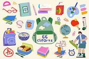 Back to school vector illustration, an Education Illustration by Luamor (Thumbnail 2 of 9)