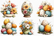 Spring Easter Watercolor Clipart, an Illustration by Craft Nest (Thumbnail 6 of 11)