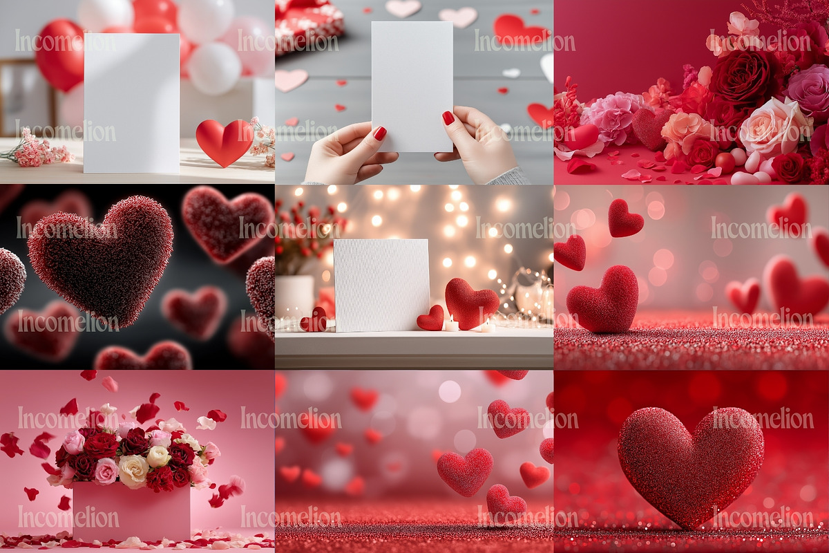 90 Valentine’s Day Backgrounds, a Background Photo by Incomelion (Photo 15 of 16)