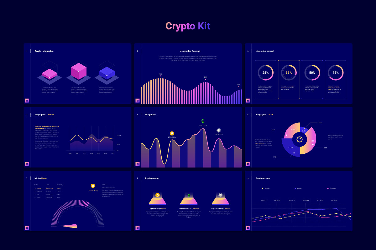 Crypto Keynote Infographic, a Presentation Template by TemplateZuu (Photo 5 of 12)