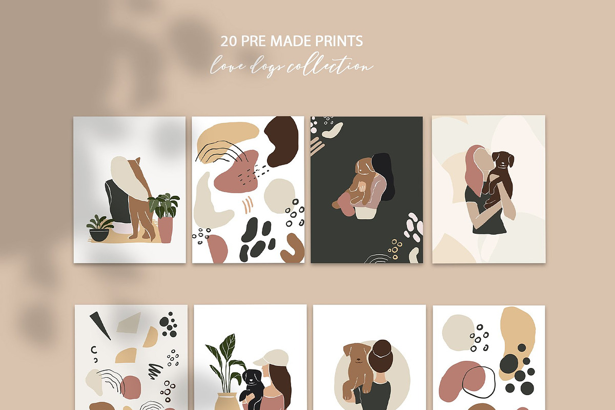 ABSTRACT BUNDLE - woman, flowers, a Person Illustration by Spark Studio Brushes (Photo 10 of 25)