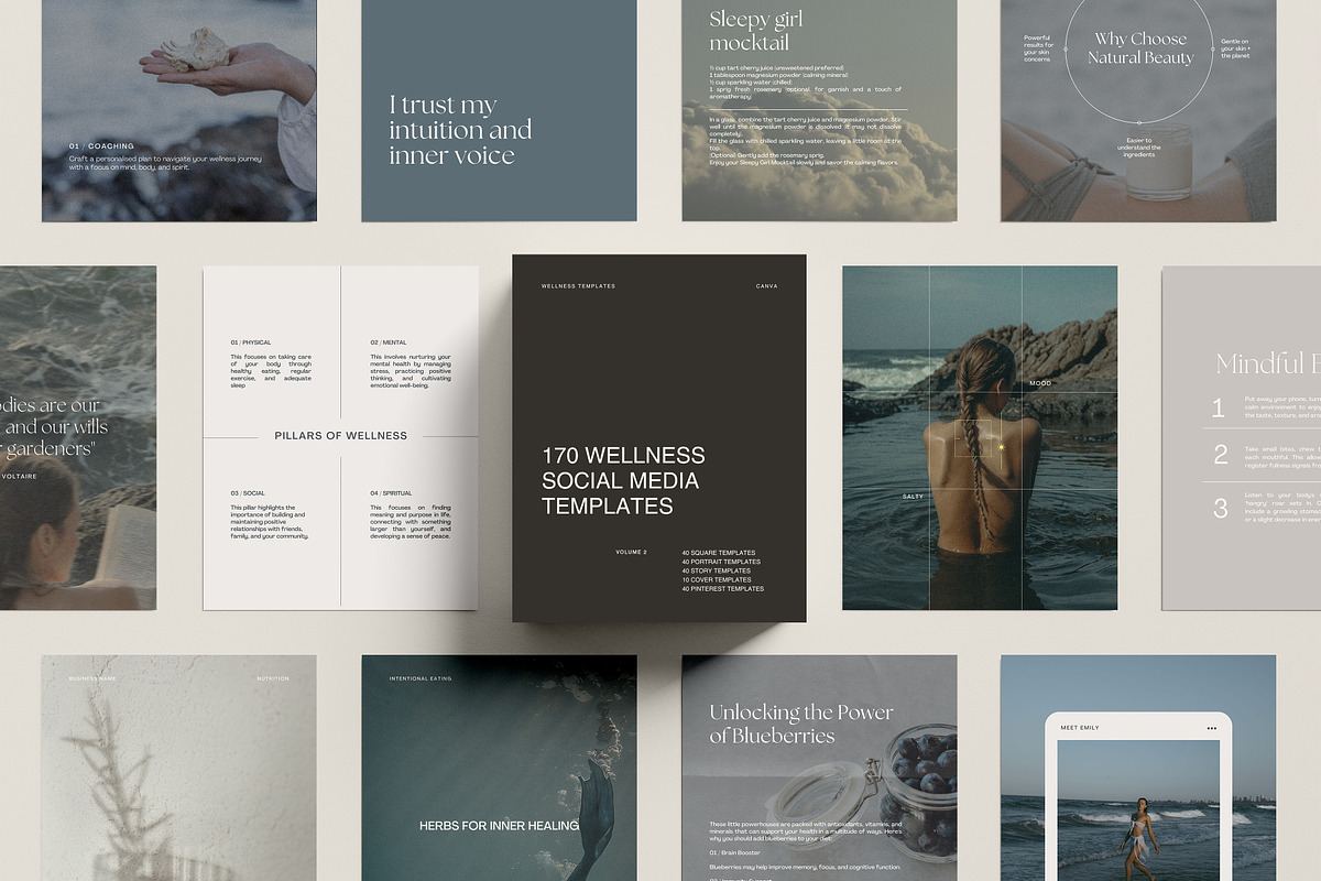 180+ Coastal Canva Templates, a Marketing Template by Sikoya Design (Photo 8 of 8)