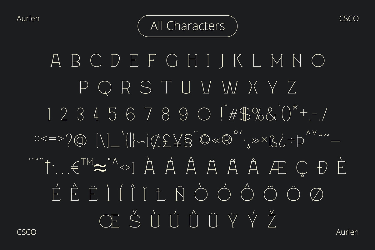 Aurlen – Elegant Serif, a Serif Font by Craft Supply Co. (Photo 6 of 8)