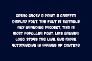 Gasho Crosy - Paint Font, a Sans Serif Font by Iqsiart Studio (Thumbnail 5 of 7)