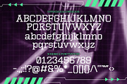 Magistech - Futuristic Font, a Slab Serif Font by Mokatype Studio (Thumbnail 8 of 10)