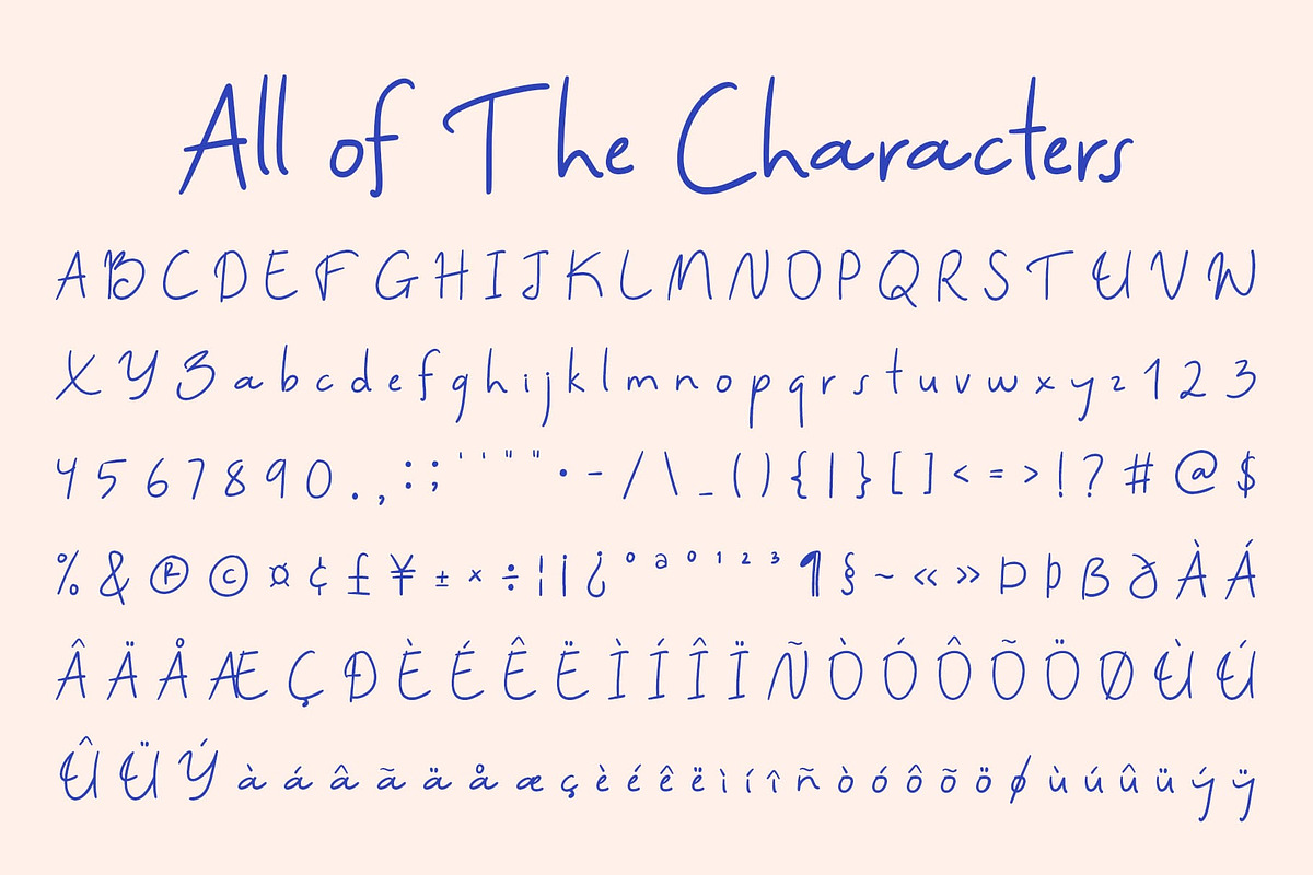 CS Bellisa–Friendly Handwritten Font, a Handwritten Font by Craft Supply Co. (Photo 8 of 8)