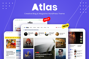 Atlas - Blog & News WordPress Theme, a WordPress Template by TMRW Studio