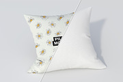 Fabric Cushion Pillow Mockup, a Merchandise Mockup by graphypix (Thumbnail 3 of 4)