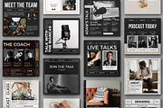 TARA TALK | Podcast kit, a Social Media Template by Analogi Studio (Thumbnail 9 of 9)