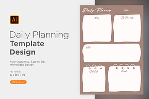 Daily Planner Sheet Design -05