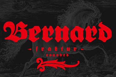 Bernard Fraktur, a Blackletter Font by Stefan Chirila