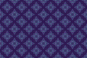 Purple Decorative Seamless Pattern, a Pattern Graphic by Mightyfire