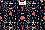 Coastal Coquette Seamless Pattern, a Pattern Graphic by Dina Mae (Thumbnail 6 of 14)