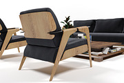 Furniture set 1102, a Furniture 3D Model by inDahouze (Thumbnail 6 of 9)