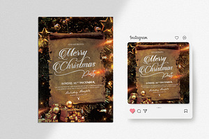 Elegant Christmas Party Flyer