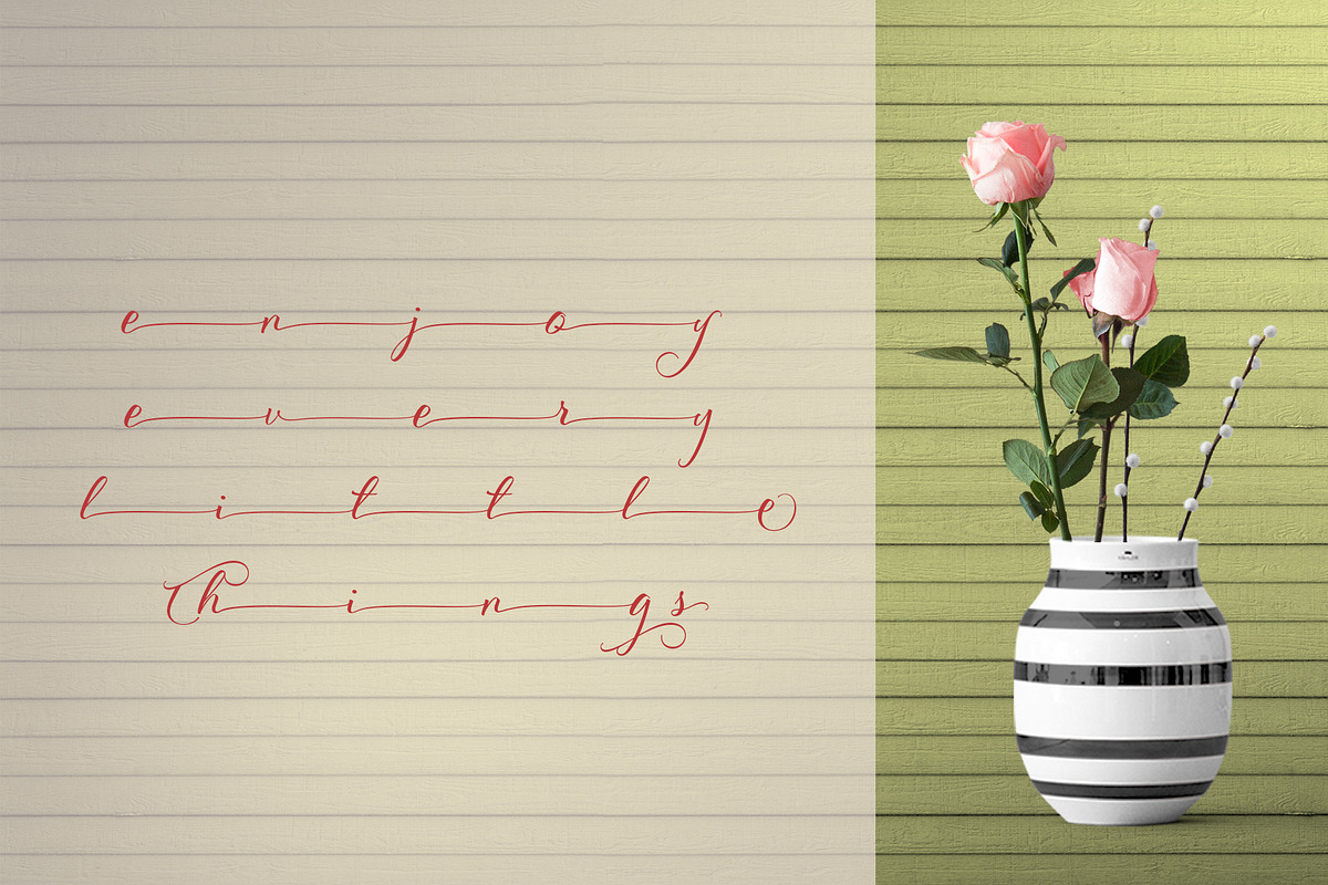 Scriptic Wilder, a Script Font by Fontdroe (Photo 11 of 14)