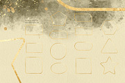 Gold & Flower Watercolor Backgrounds, a Pattern Graphic by Suna Kosem (Thumbnail 15 of 19)