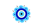 Greek Evil Eye Vector Set, an Empty State Illustration by Creathub Studio (Thumbnail 4 of 6)