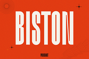 BISTON, a Font by Pinisi ART