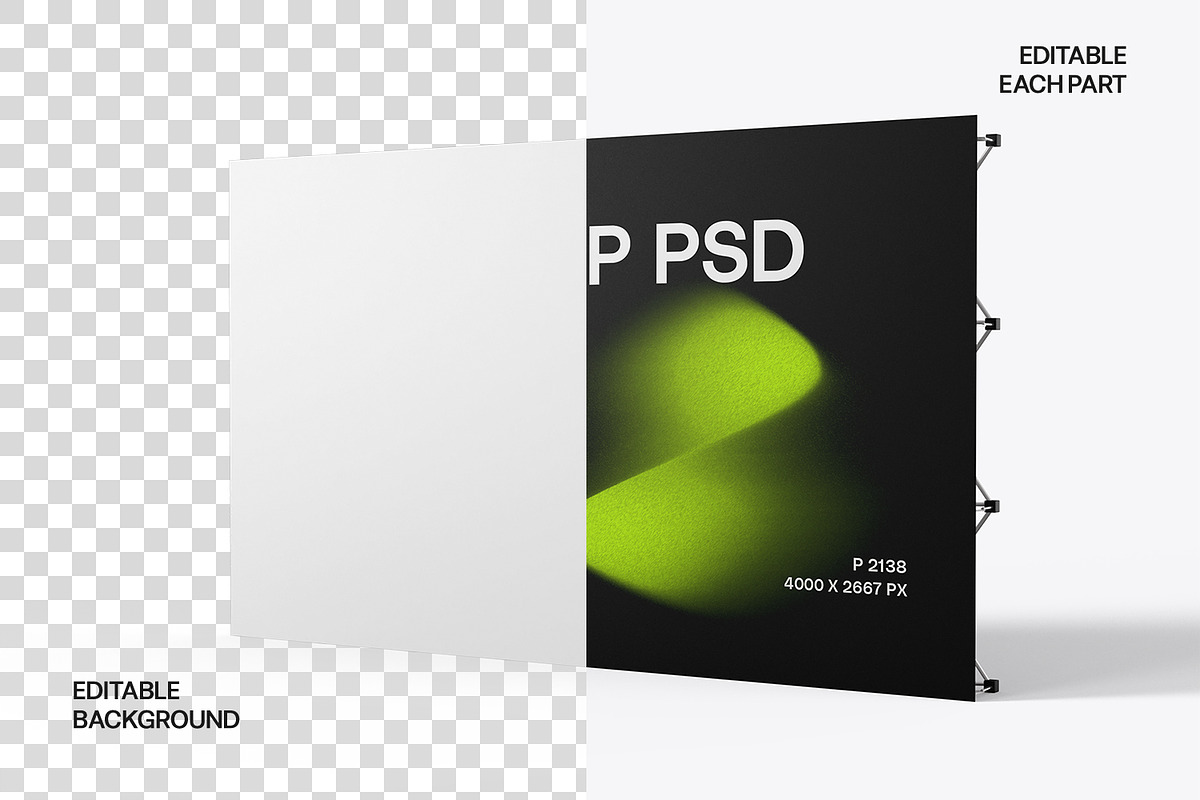 Foldable Backdrop Banner Mockup, an Advertising Mockup by RamStudio2 (Photo 7 of 12)