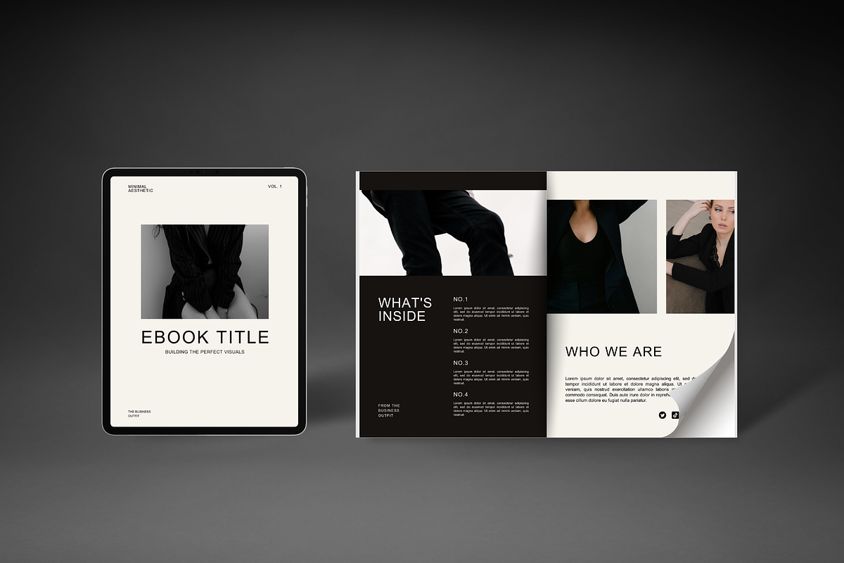 Minimalist Ebook & Workbook Canva, a Marketing Template by thebusinessoutfit (Photo 4 of 13)