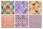 Art Deco Digital Paper Bundle, a Pattern Graphic by DreamArtGraphic (Thumbnail 2 of 5)