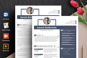 Resume Cv Template Word Apple Pages