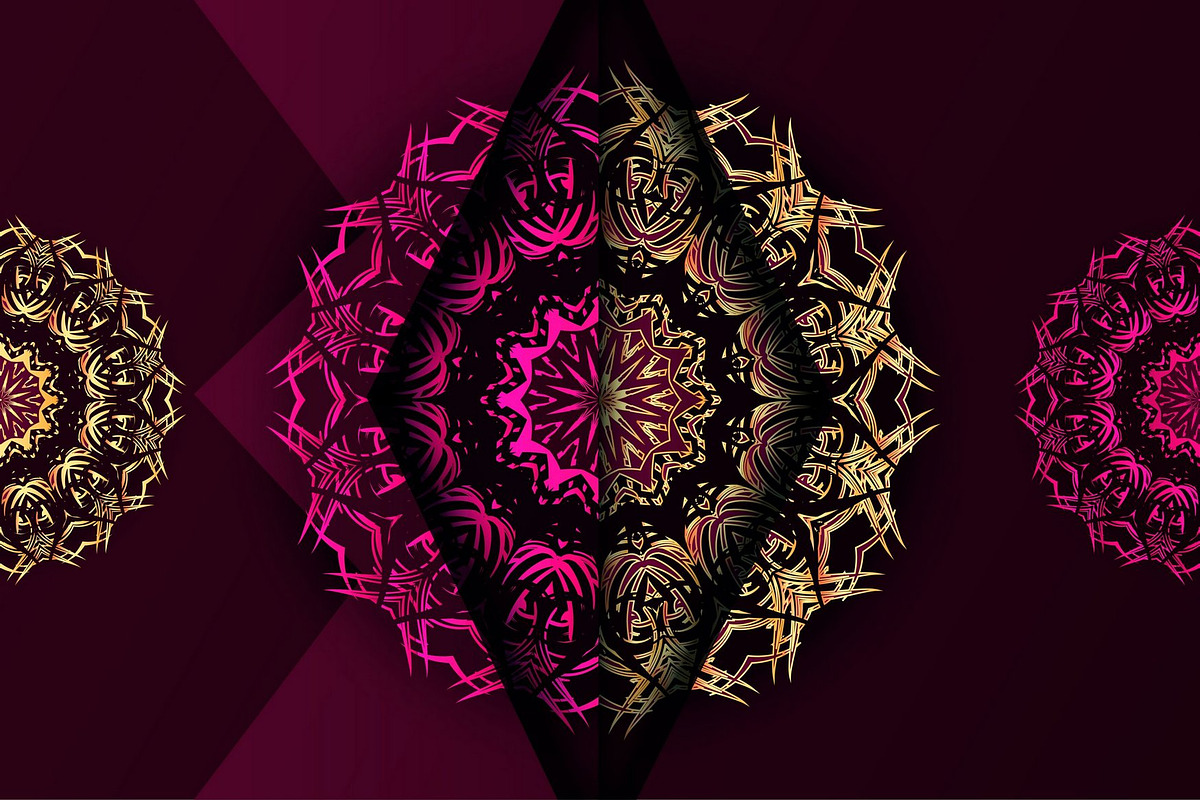 Mandala Vector Pattern Graphics Pack, a Background Graphic by NJ Himel (Photo 28 of 91)