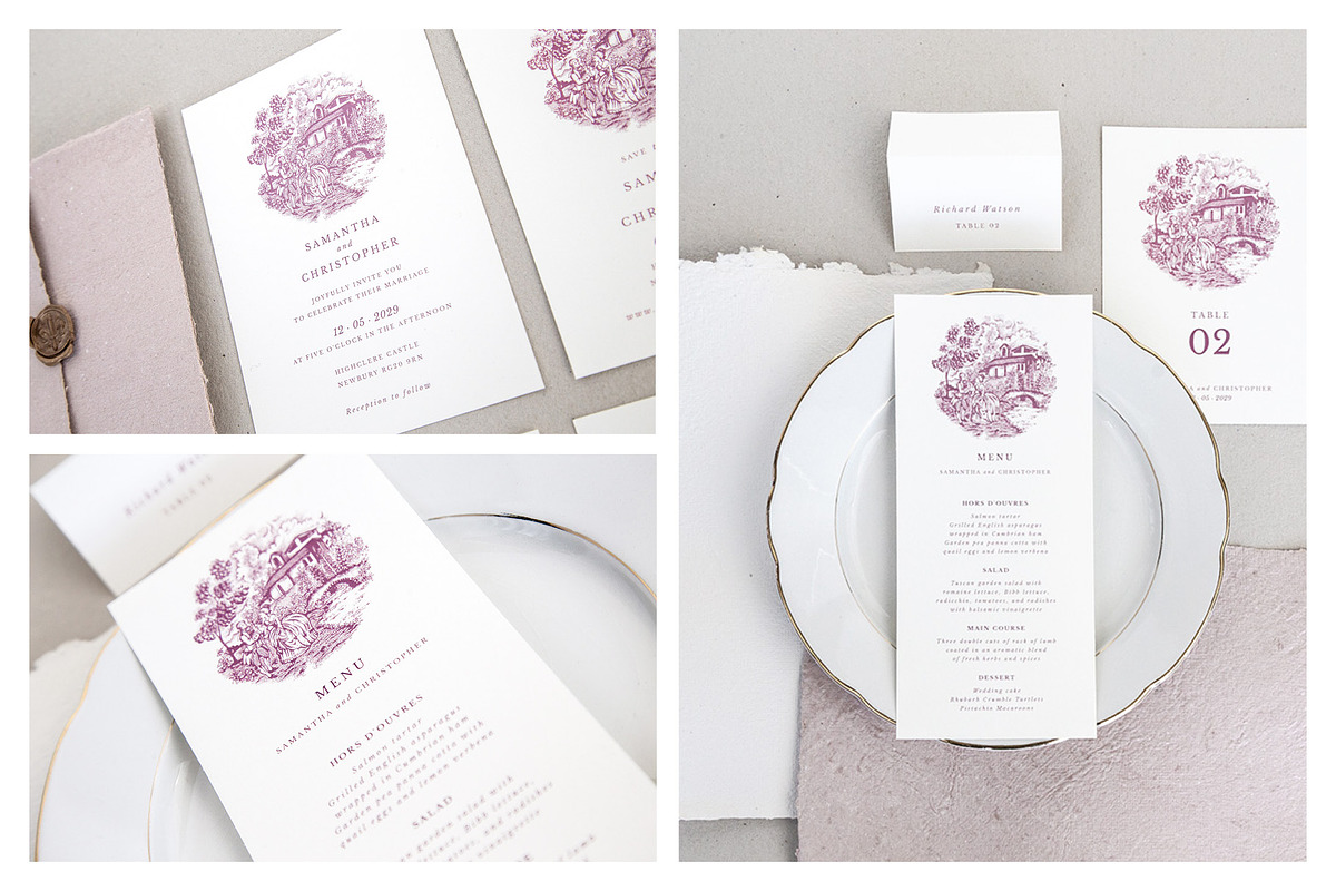 Roman épistolaire Wedding Suite, an Invitation Template by volume 1 visual design (Photo 27 of 28)