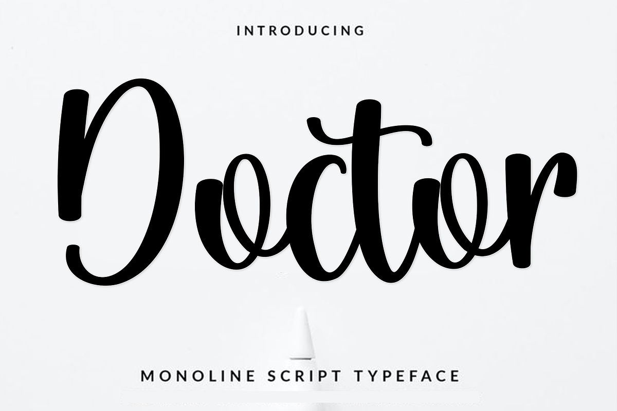 Doctor, a Handwritten Font by InermediaSTUDIO (Photo 1 of 8)
