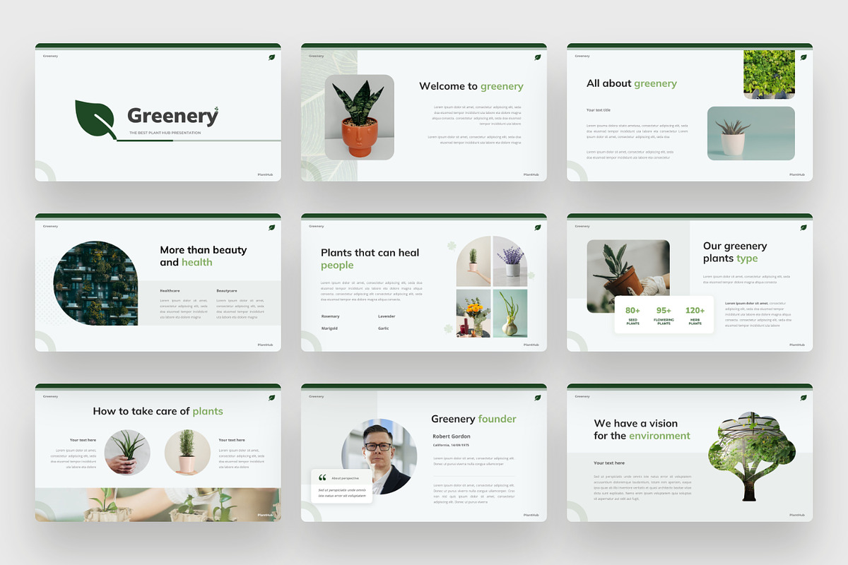 Plants and vegetation Google Slides, a Presentation Template by BeadyLab (Photo 2 of 6)