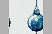 Blue Christmas decorations. Seamless, a Pattern Graphic by Zoya Miller (Thumbnail 9 of 9)