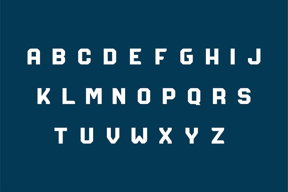 Colossal Sports Font Bundle, a Serif Font by Studio One Four (Photo 21 of 31)
