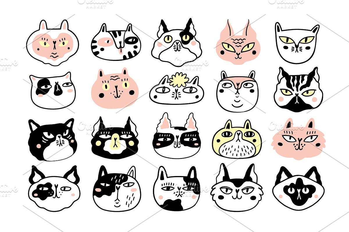 BIG CAT BUNDLE, an Animal Illustration by Nastya Tkachova (Photo 5 of 11)