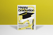 Green Grunge Graduation Invitation, an Invitation Template by graphicook (Thumbnail 1 of 3)