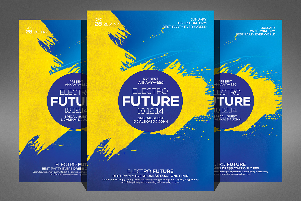 100 Party Flyer Bundle, a Flyer Template by Graphic Templates (Photo 57 of 101)