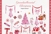 Grandmillennial Christmas graphic., an Object Graphic by ma_i_vi (Thumbnail 4 of 9)