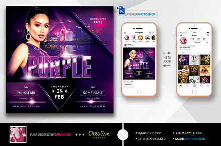 Purple Flyer