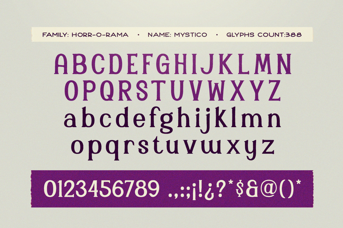 Mystico Scary Serif, a Serif Font by DonMarciano (Photo 3 of 5)