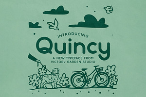 QUINCY | Playful Sans Serif Font