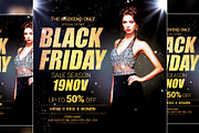 Black Friday Flyer, a Flyer Template by VaaniDesigns (Thumbnail 1 of 2)
