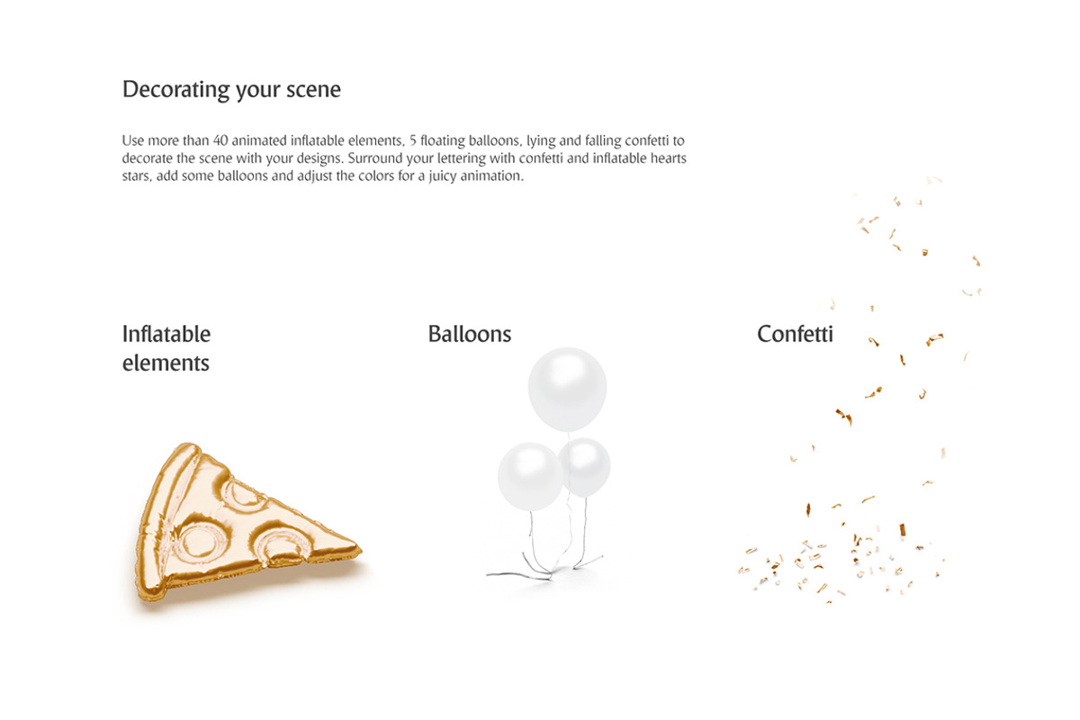 Animated Balloon Font | Side Pack, a Graphic by rebrandy (Photo 8 of 15)