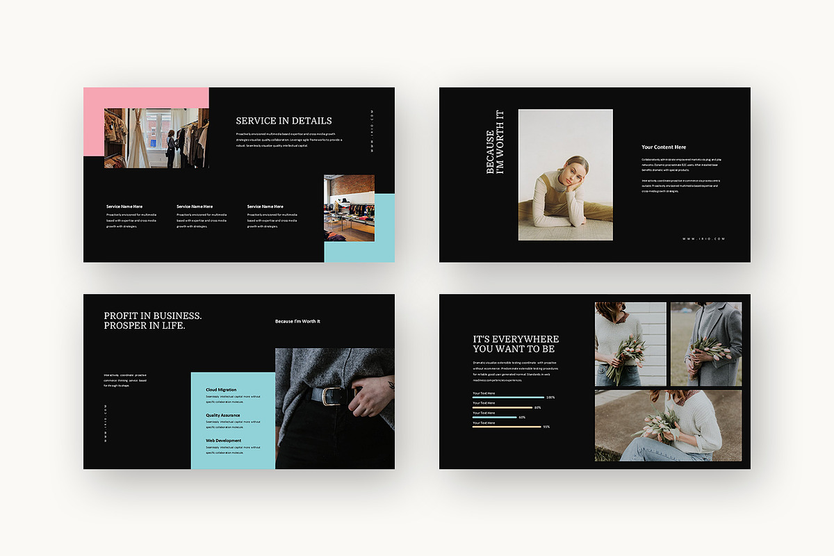 Irio : Fashion Pitch Powerpoint, a Presentation Template by Punkl Camp (Photo 10 of 16)