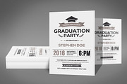 Graduation Party Flyer & invitation, a Flyer Template by Graphic Templates (Thumbnail 2 of 4)