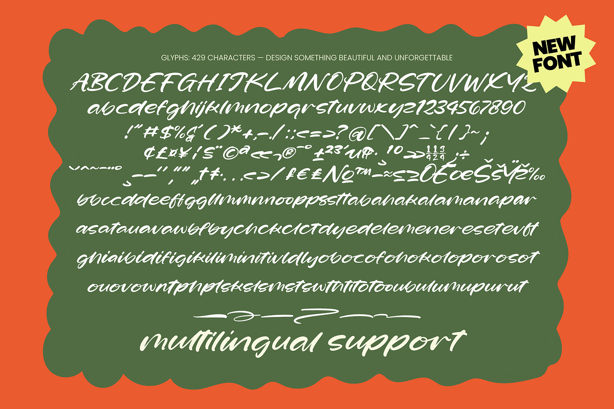 Charm Stories Modern Handwritten, a Script Font by Letterena Studios Script (Photo 10 of 10)