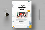 World Teachers Day, a Flyer Template by MightyDesign (Thumbnail 1 of 8)