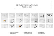 Studio Stationery Mockups, a Mockup by Mr.Mockup™ (Thumbnail 3 of 13)